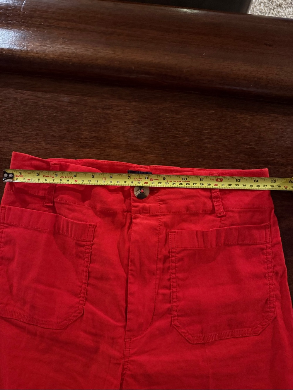 Maeve Red Wide-Leg Colette Pants - Picture 4 of 4
